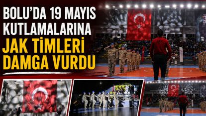 Bolu'da 19 Mayıs kutlamalarına JAK timleri damga vurdu