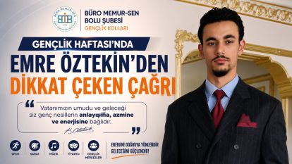Gençlik Haftası'nda Emre Öztekin'den Dikkat Çeken Çağrı