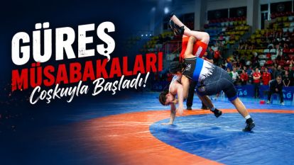 Güreş Müsabakaları Coşkuyla Başladı