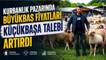  Kurbanlık pazarında büyükbaş fiyatları küçükbaşa talebi artırdı