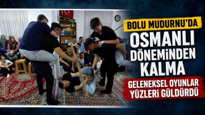 Osmanlı döneminden kalma geleneksel oyunlar yüzleri güldürdü