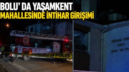 Bolu'da Çatıya Çıkan Şahıs Ekipleri Harekete Geçirdi! İkna Çabası Sonuç Verdi
