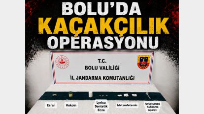 Bolu'da Kaçakçılık Operasyonu
