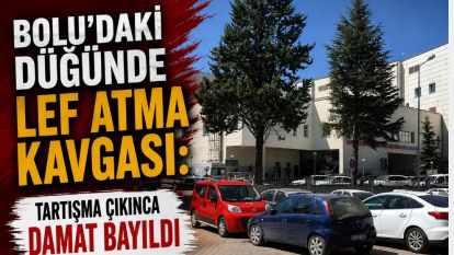 Bolu'daki düğünde lef atma kavgası: Tartışma çıkınca damat bayıldı