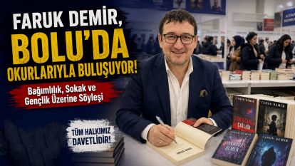 Faruk Demir, Bolu'da Okurlarıyla Buluşuyor: Bağımlılık, Sokak ve Gençlik Üzerine Söyleşi