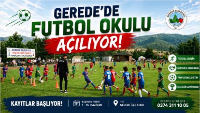 Gerede'de Futbol Okulu Açılıyor!