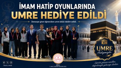 İmam Hatip Oyunlarında Umre Hediye Edildi