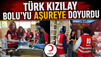 Türk Kızılay Bolu'yu Aşureye Doyurdu