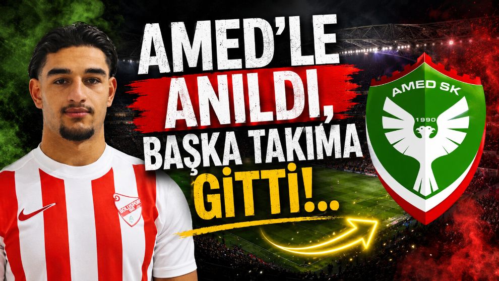 Amed'le Anıldı, Başka Takıma Gitti!..