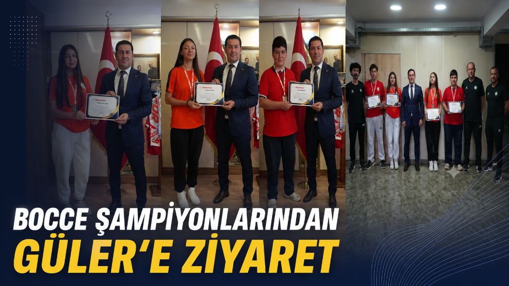 Bocce Şampiyonlarından Güler'e Ziyaret