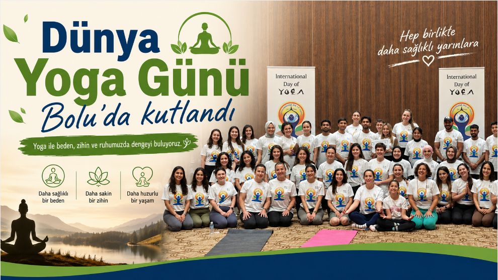 Dünya Yoga Günü Bolu'da kutlandı