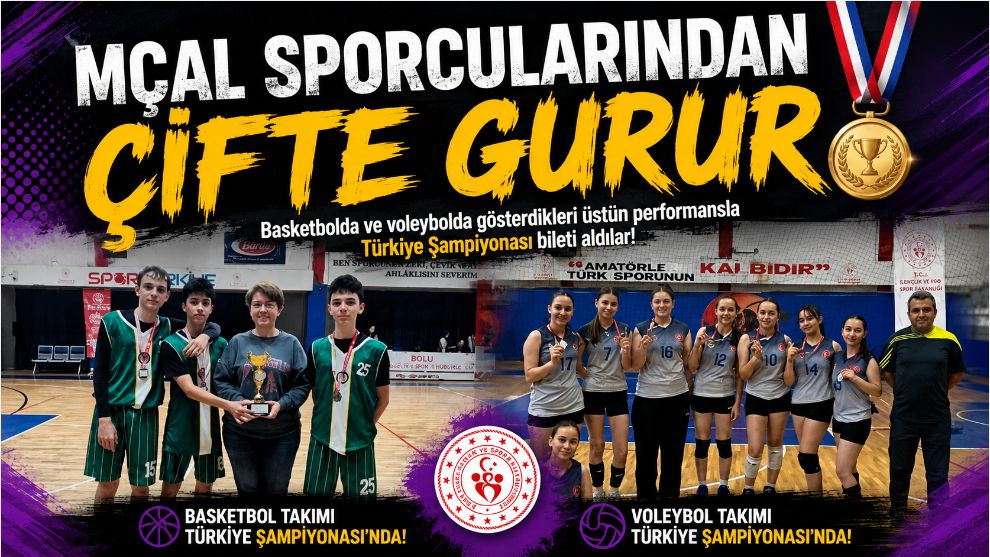 MÇAL Sporcularından Çifte Gurur