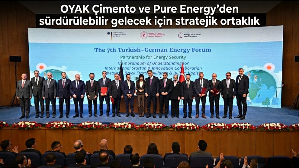 OYAK Çimento ve Pure Energy'den sürdürülebilir gelecek için stratejik ortaklık