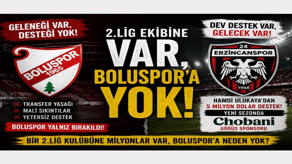 2. Lig Ekibine 5 Milyon Dolar, Boluspor'a Yok?