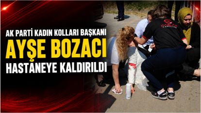 AK Parti Kadın Kolları Başkanı Ayşe Bozacı Hastaneye Kaldırıldı