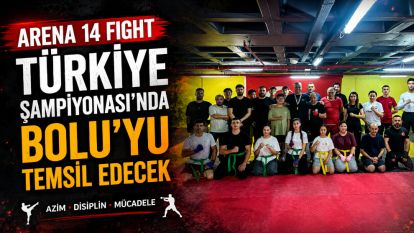 Arena 14 Fight, Türkiye Şampiyonası'nda Bolu'yu Temsil Edecek