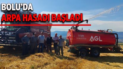 BOLU'DA ARPA HASADI BAŞLADI