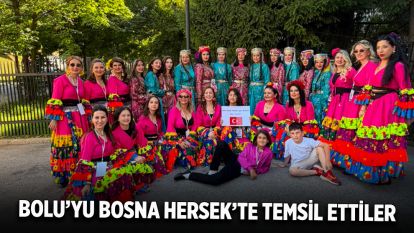 Bolu'yu Bosna Hersek'te Temsil Ettiler