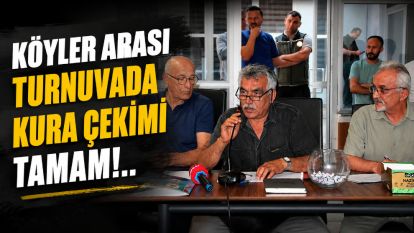 Köyler Arası Turnuvada Kura Çekimi Tamam!..