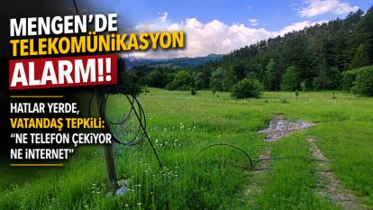 Mengen'de Telekomünikasyon Alarmı! Hatlar Yerde, Vatandaş Tepkili: “Ne Telefon Çekiyor Ne İnternet”
