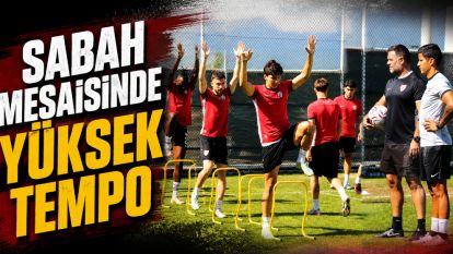 Sabah Mesaisinde Yüksek Tempo