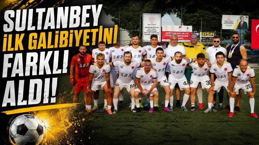 Sultanbey İlk Galibiyetini Farklı Aldı!